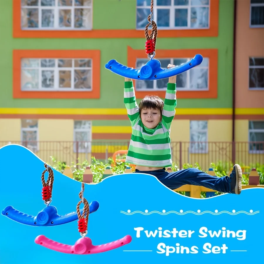 360 °   Conjunto de fitness rotativo, alças ajustáveis, bungee, equipamento de ginástica, acessórios de ginástica para crianças, brinquedo, equipamento de playground