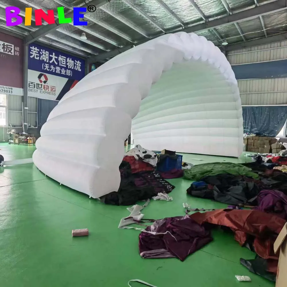 Inflatable Shade Tents Outdoor White Inflatable Shell Tent For Wedding Event Advertising And Commercial Exhibition Stage Cover