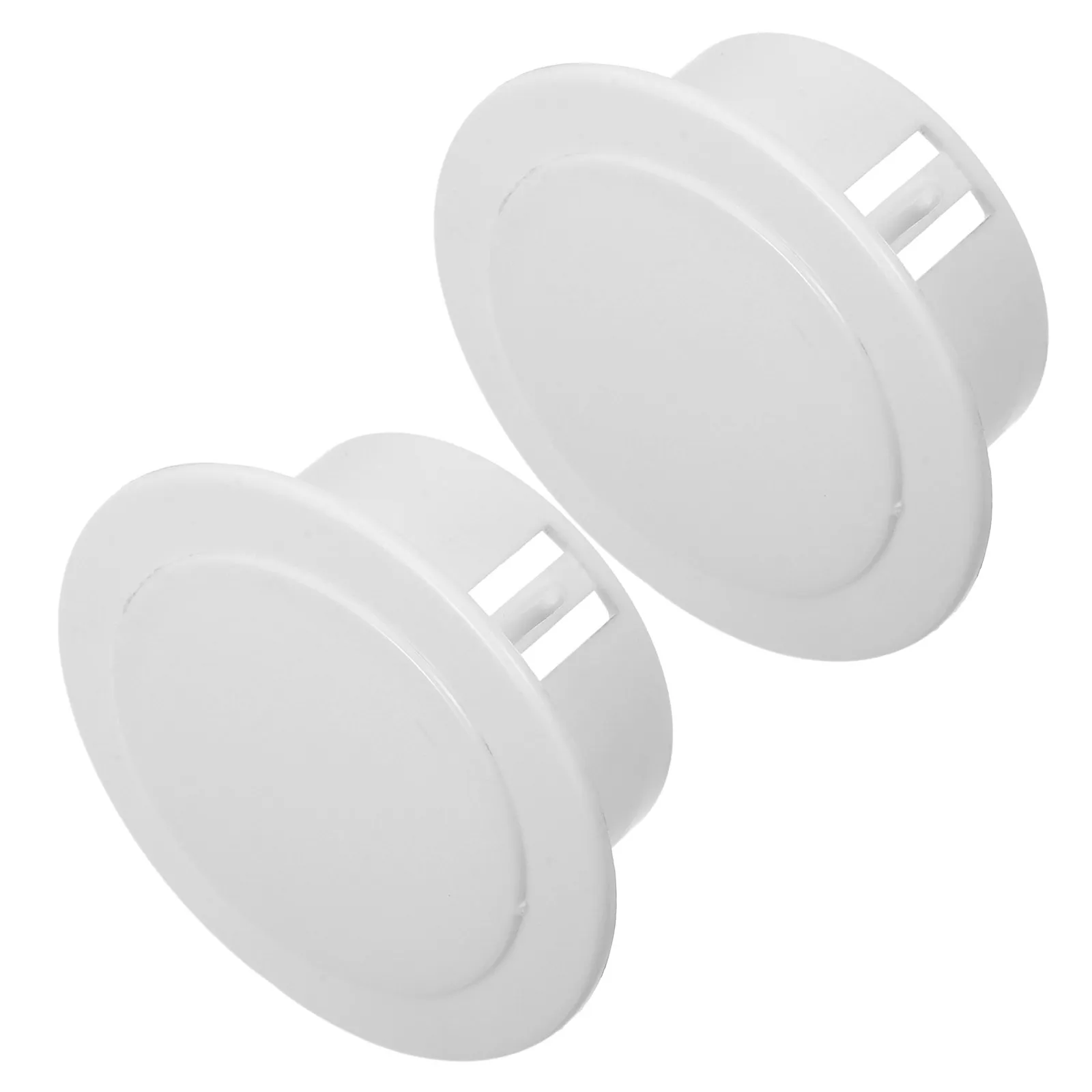 2Pcs Decorative Wall Hole Cover Plastic Ac Outlet Plate Snap- Cap for Pipe Inlet 63-76Mm Ac Drain Pipe Wall Cover