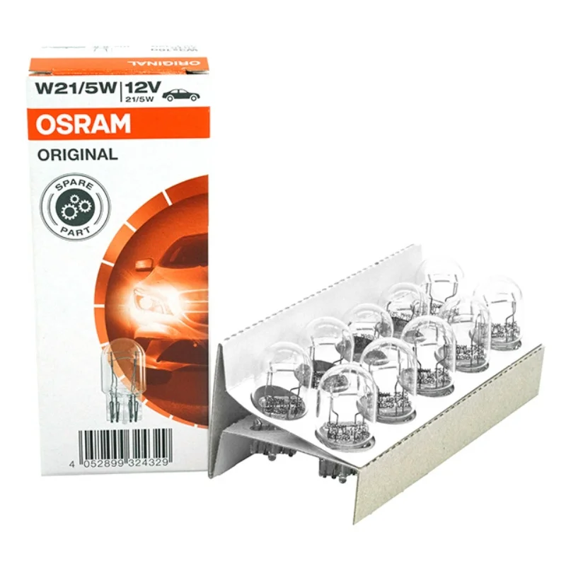 

Лампа галогенная OSRAM T20 7515 12V W21/5W, сигнальная, для автомобильной системы освещения, долговечная