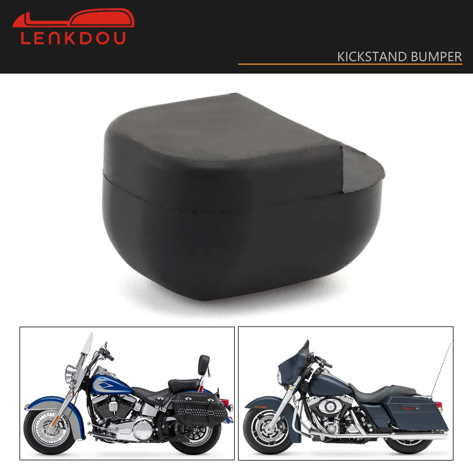 Motorcycle Black Rubber Kickstand Bumper For Harley Touring Road Electra Street Glide Road King CVO 2001-2006 OEM 50245-99A