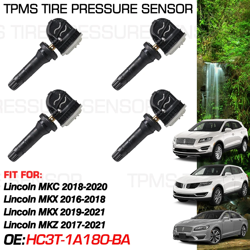 

HC3T-1A180-BA HC3T-1A180-AB For Lincoln MKC 2018-2020 MKX 2016-2018 MKX 2019-2021 MKZ 2017-2021 315MHz Car Tire Pressure Monitor