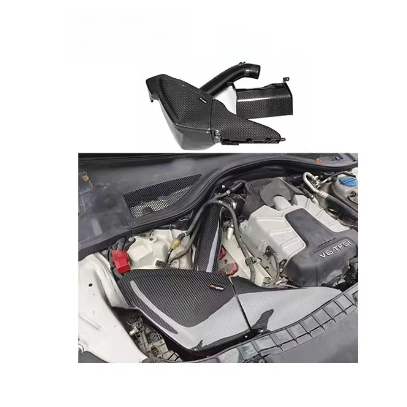 

Оригинальный дизайн, 100% сухая система впуска холодного воздуха из углеродного волокна для A6 A7 C7 3.0T 2016-2018