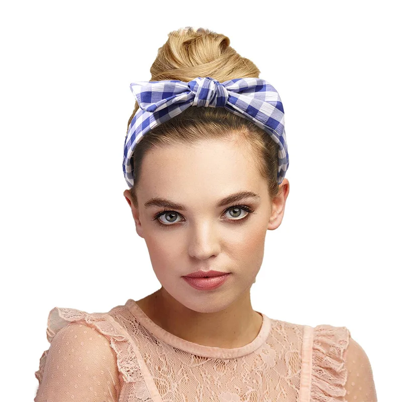 

Fashion Headband For Women Fresh Sweet Hair Hoop Headwear Lovely Bowknot Bohemia Hairband Floral Print Head Hoop Hair Accessory