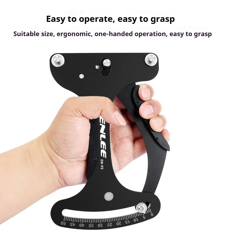 

ENLEE Bicycle Spoke Tension Meter Mountain Bike Wheel Rim Tightness Measuring Instrument Deflection Correction Tool