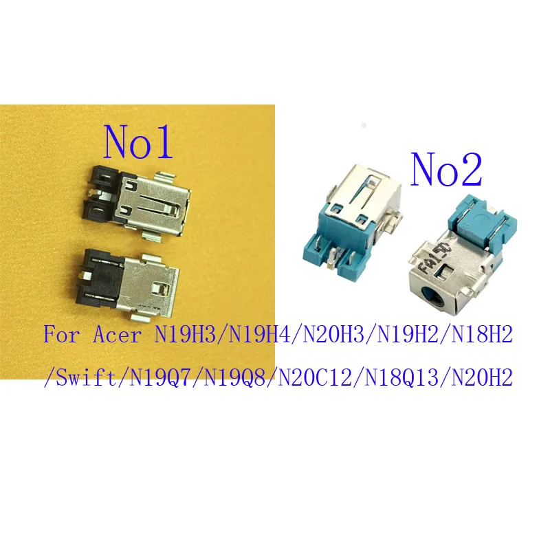 1-50Pcs Laptop Connector Plug Charging DC Power For Acer N19H2 N18H2 Swift N19Q7 N19Q8 N20C12 N18Q13 N20H2 N19H3 N19H4 N20H3