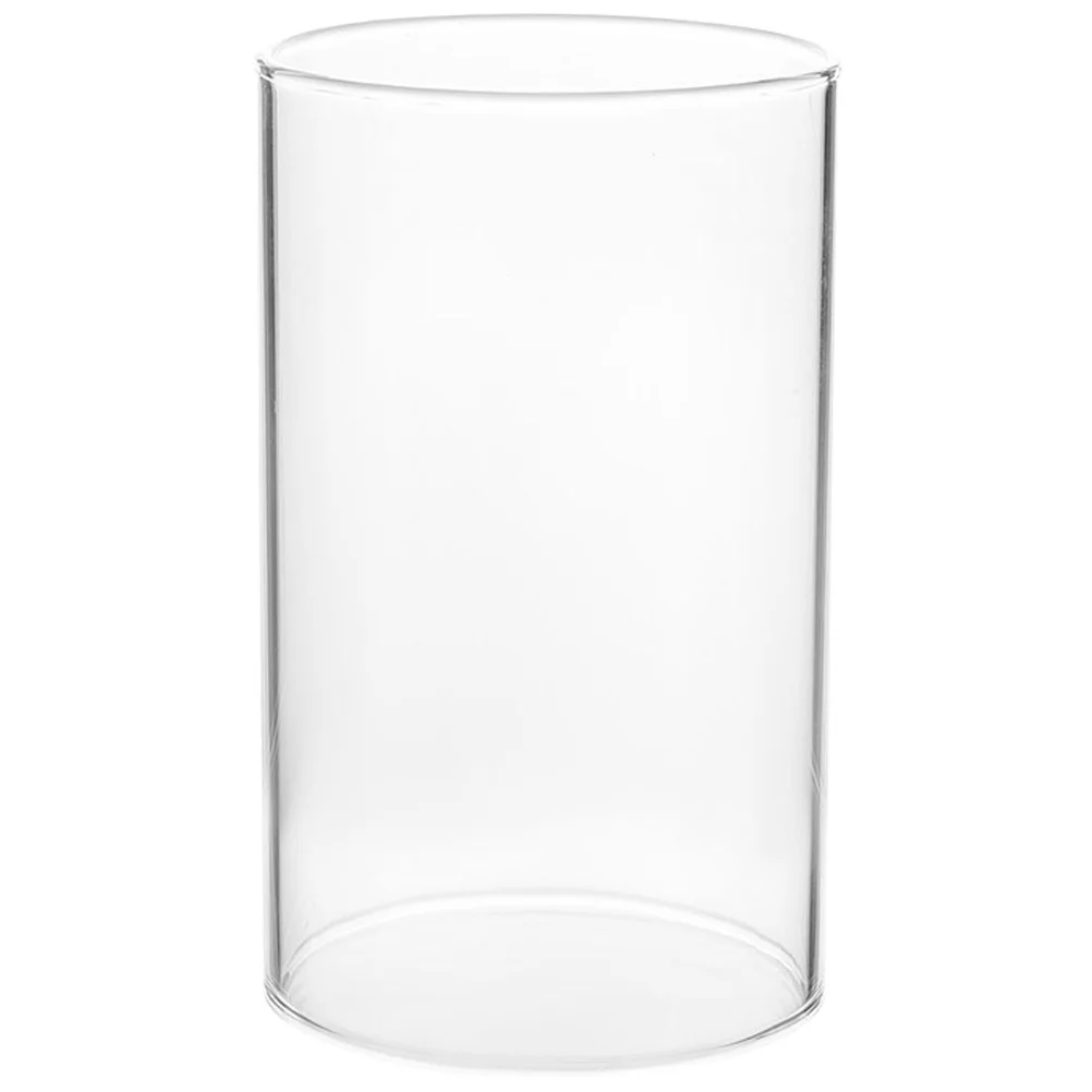 Shade Clear Glass Holders for Pillar Candles Small Supplies Taper Household Shades Tall Rose Petal Open Ended Cover