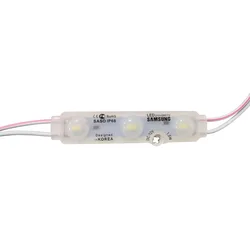 Samsung Chip SMD 5730 3 LED moduł led wtrysku 12V z obiektywem wodoodporny IP68 1.5W biały LED znak sklep banner kanał litery