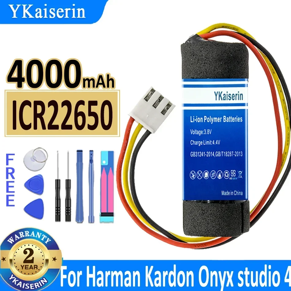 Battery For Harman Kardon for Onyx studio 4/Go Play, Go Play Mini/studio 1 2 3/PR-633496/Esquire 2/Esquire Mini