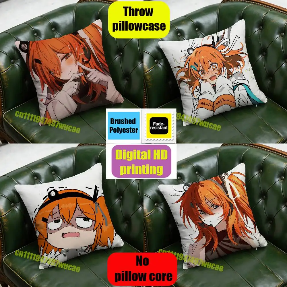 For Adachi Rei Throw Pillow Case 30cm 40cm Car Custom Square Pillowcase Pad Cushion Cover
