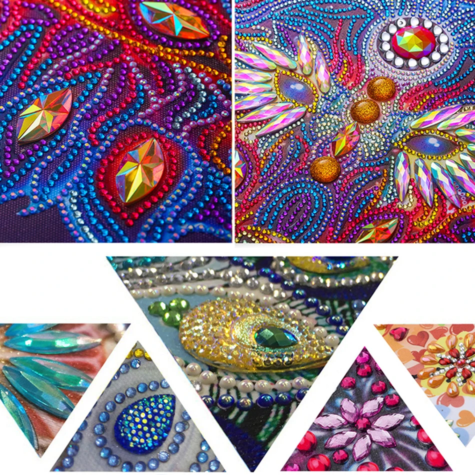 SDOYUNO 5D Crystal Diamond Painting Cat Animals Alien Special Diamond Embroidery Crystal Cross Stitch Kits Diamond Mosaic Art