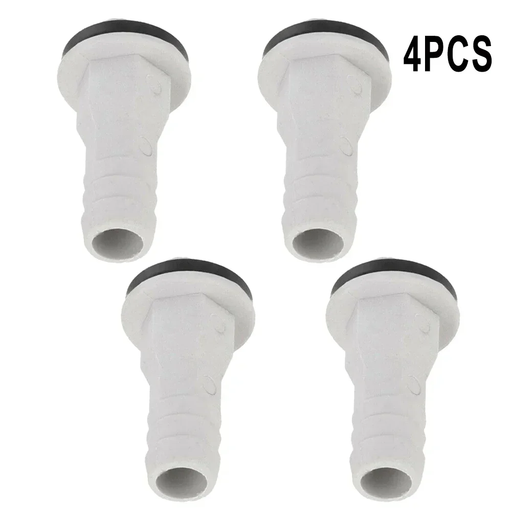 Air Conditioner Drain Hose Connector Straight Fitting Practical Replacement Part 0 6 inch Connection Hole Size