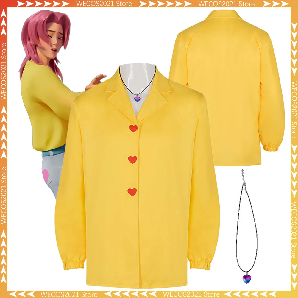 

Маскировка Saja Boy, романтический косплей, желтая рубашка, мультяшный охотник на демонов, маскировочный костюм KPop, мужской костюм для ролевых игр, необычные вечерние наряды