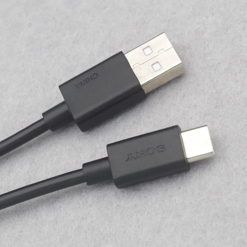 Oryginalny krótki kabel ładujący 20 cm do słuchawek Sony Bluetooth Głośniki USB C do USB A Przewód ładowarki do transmisji danych