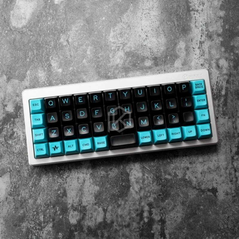JJ40 40% Mechanical Keyboard Case Customized CNC Anod Aluminum Shell  Pivot Support Legs DIY Acrylic Plank for gamers design - Image 3