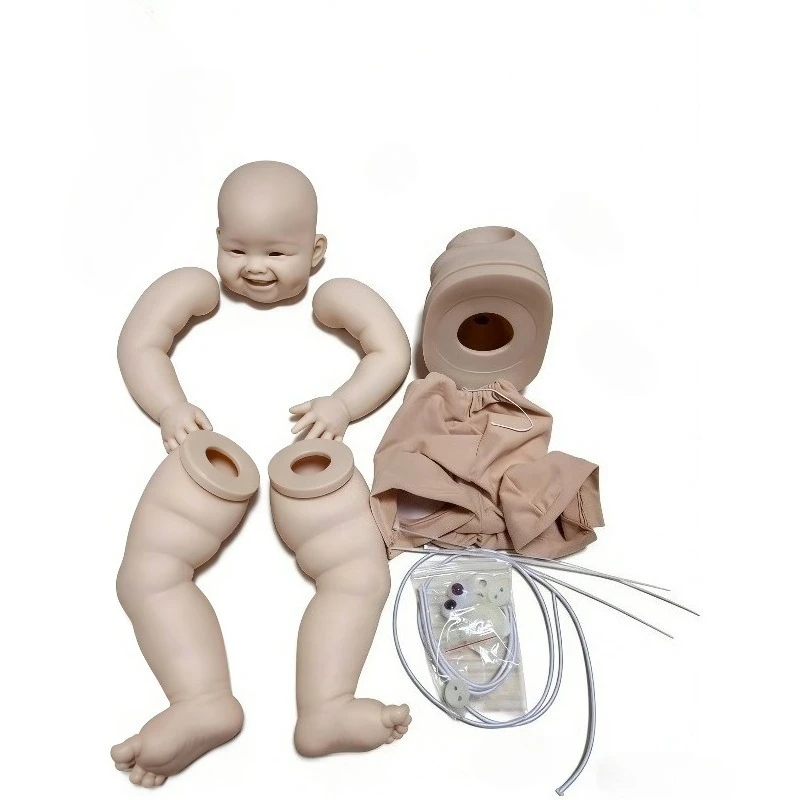 28 Inches MinMin Fresh Color Unpainted Unassembled  Diy Doll Parts with Body and Eyes