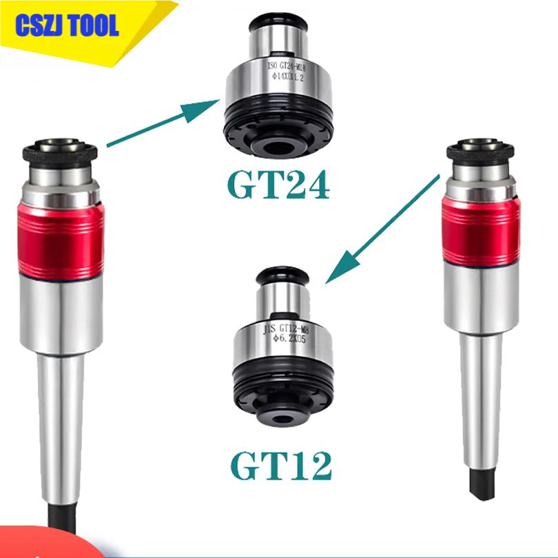 GT12 GT24 Floating Expandable Tapping Tool Holder BT30 BT40 C20 C25 C32 MTA2 MTA3 MTA4 MTA5 Overload Protection Drill Tap Chuck