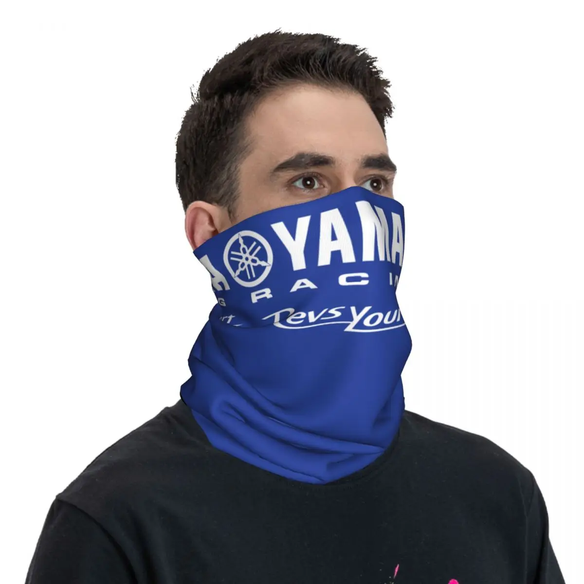 Y-Yamaha Windproof Impresso Envoltório Lenço, Moto Bandana Stuff, Tampa do pescoço, Headband quente para Caminhadas, Novo, 2024