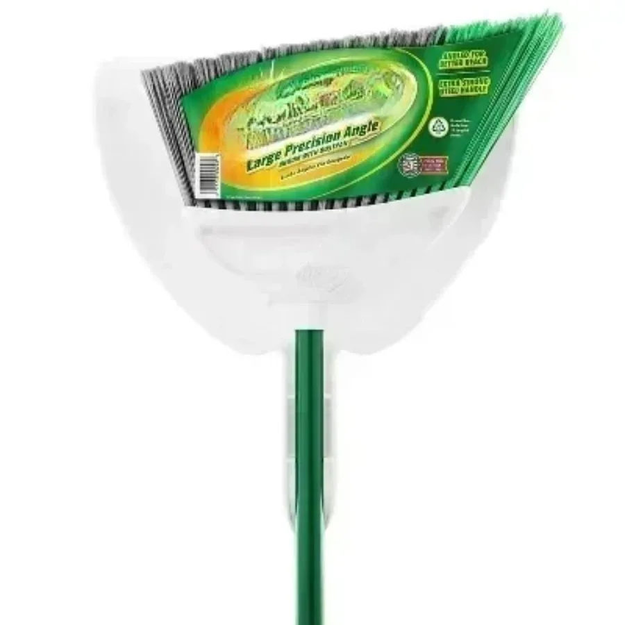 Großer Präzisions-Winkelbesen mit Kehrschaufel