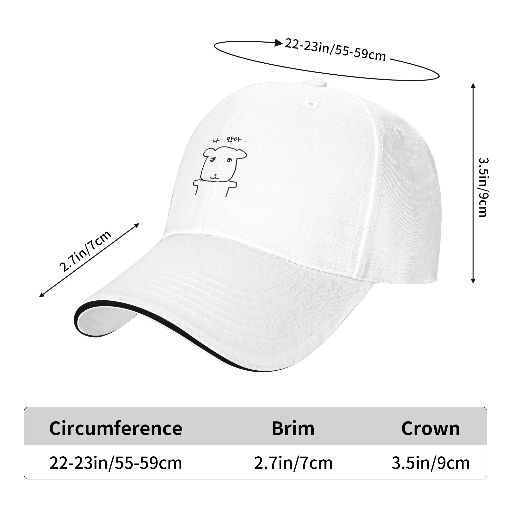 Cute GANADI  Baseball Cap  Classic Unisex Men Trucker Hat Hot Sale Print Hunting Camping Baseball Caps Gift Idea
