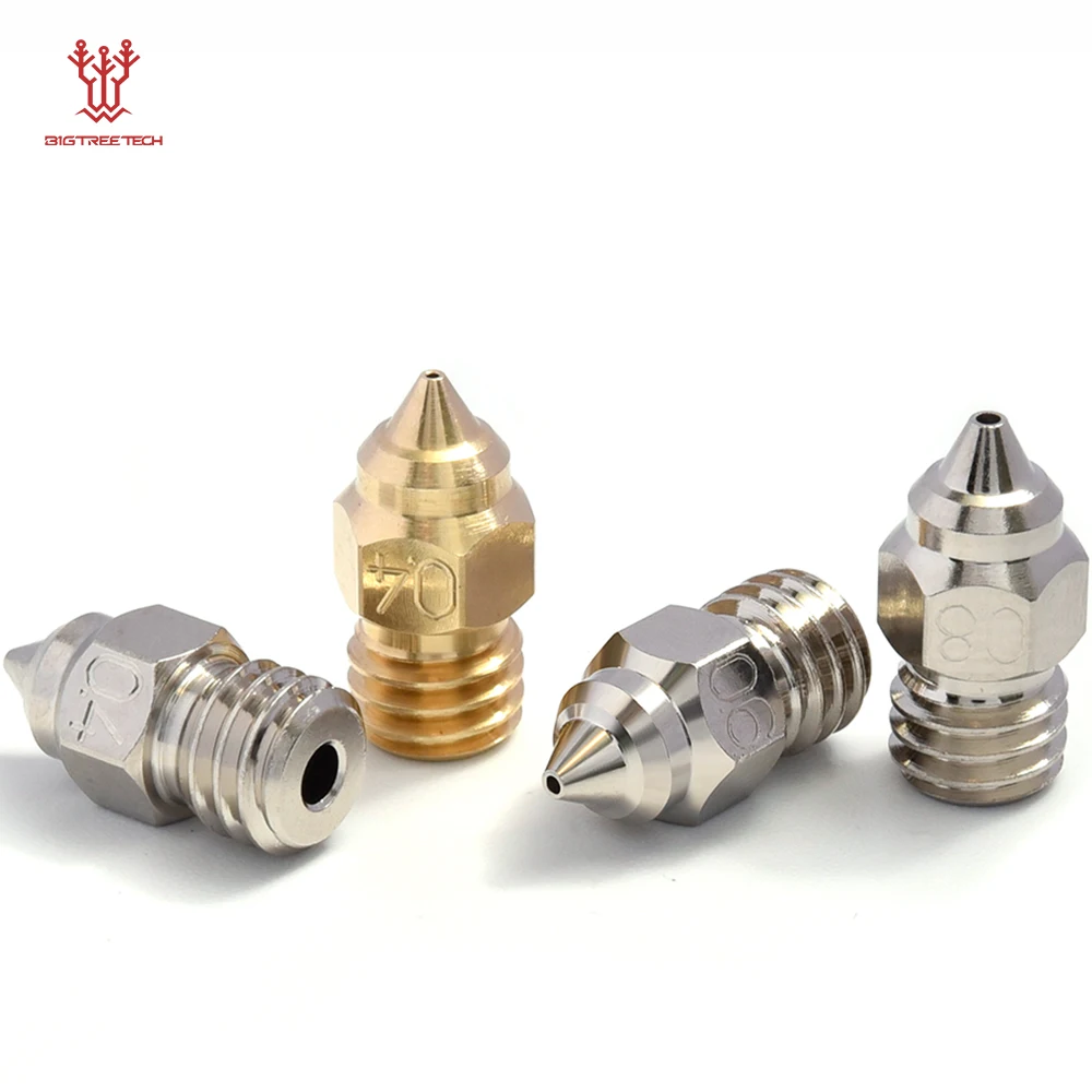 

BIGTREETECH Brass Nozzle Chromium Zirconium Copper Nozzle 3D Printer Parts For Spider Hotend Ender 3 S1 Ender 3 PRO Extruder