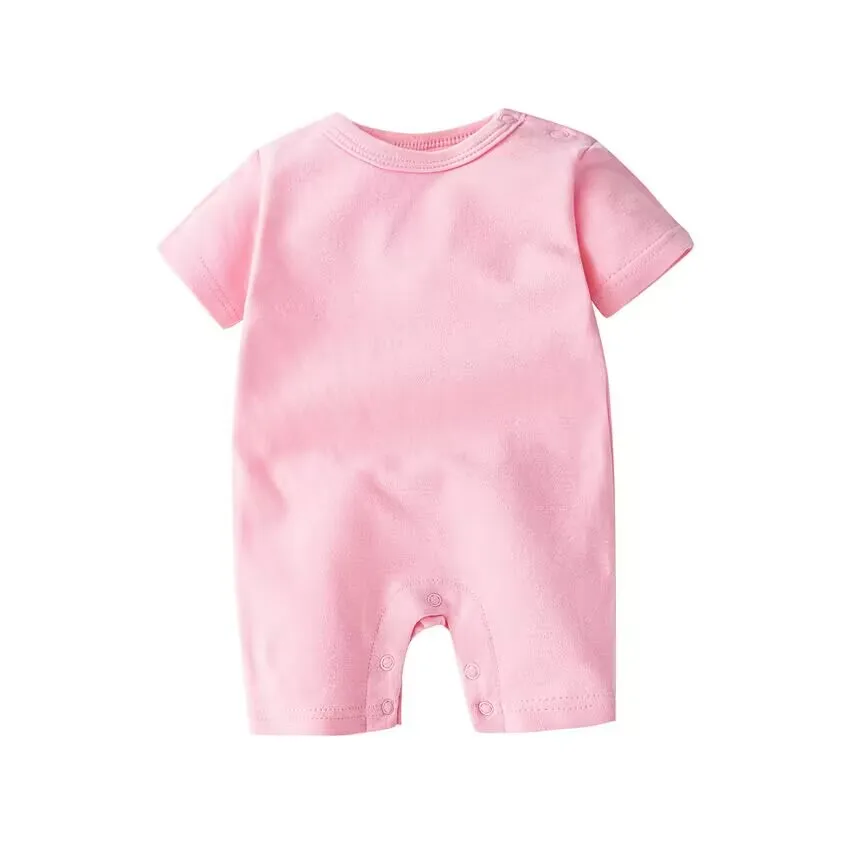 2 قطعة/المجموعة الوليد الطفل 100% ملابس قطنية الصلبة قصيرة الأكمام الملاكم موجز السروال القصير بذلة منامة الفتيان الفتيات