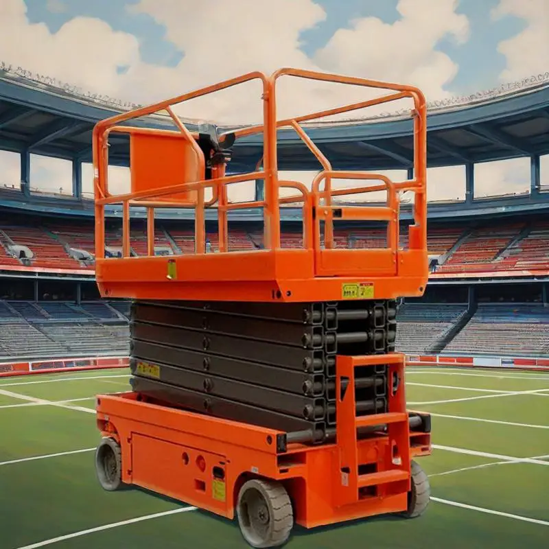 

Europe Standard 20 feet 40 feet scissor lift with OEM service