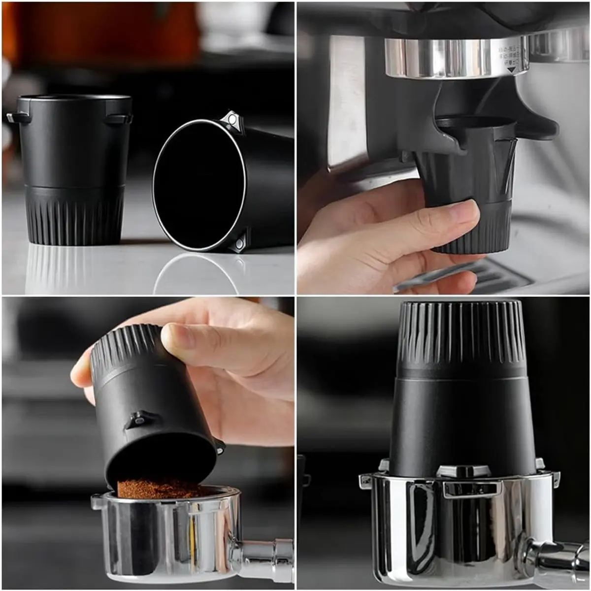 THANKYOU Coffee Dosing Cup 51/53mm Magnetic Fixation Espresso Dosing Cup for Coffee Machine Portafilter