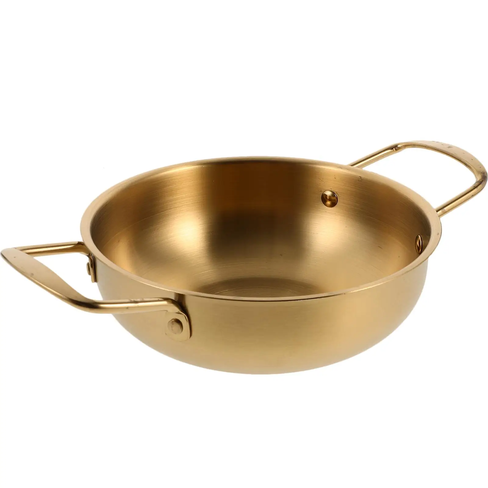 

Stainless Steel Soup Pot Kitchen Ramen Spaghetti Stockpot Binaural Handles Easy Clean Non Coated Even Heat