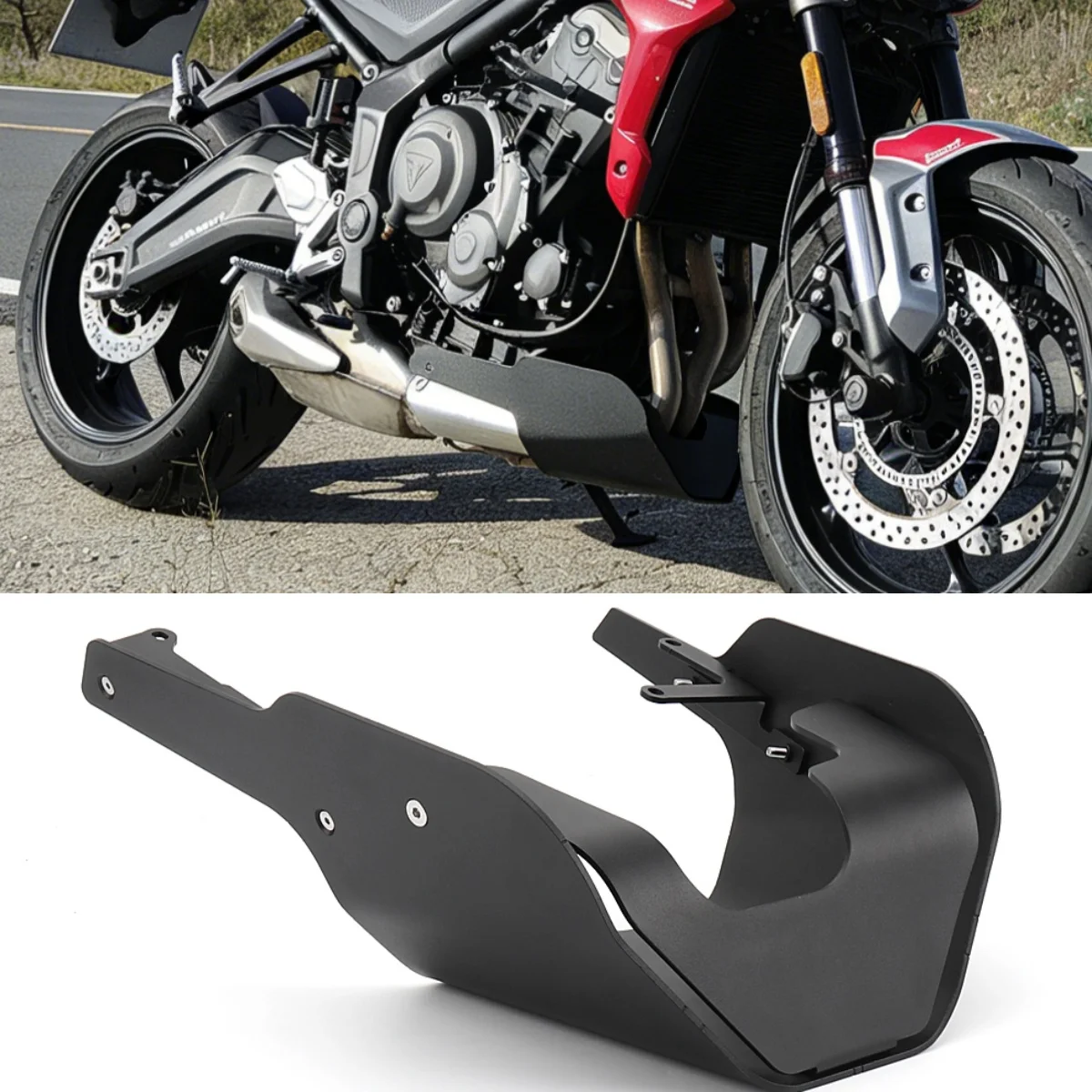 

Защитная пластина под двигатель мотоцикла, защита картера, подходит для Tiger Sport 660 2022- и Trident 660 TRIDENT660 2021-