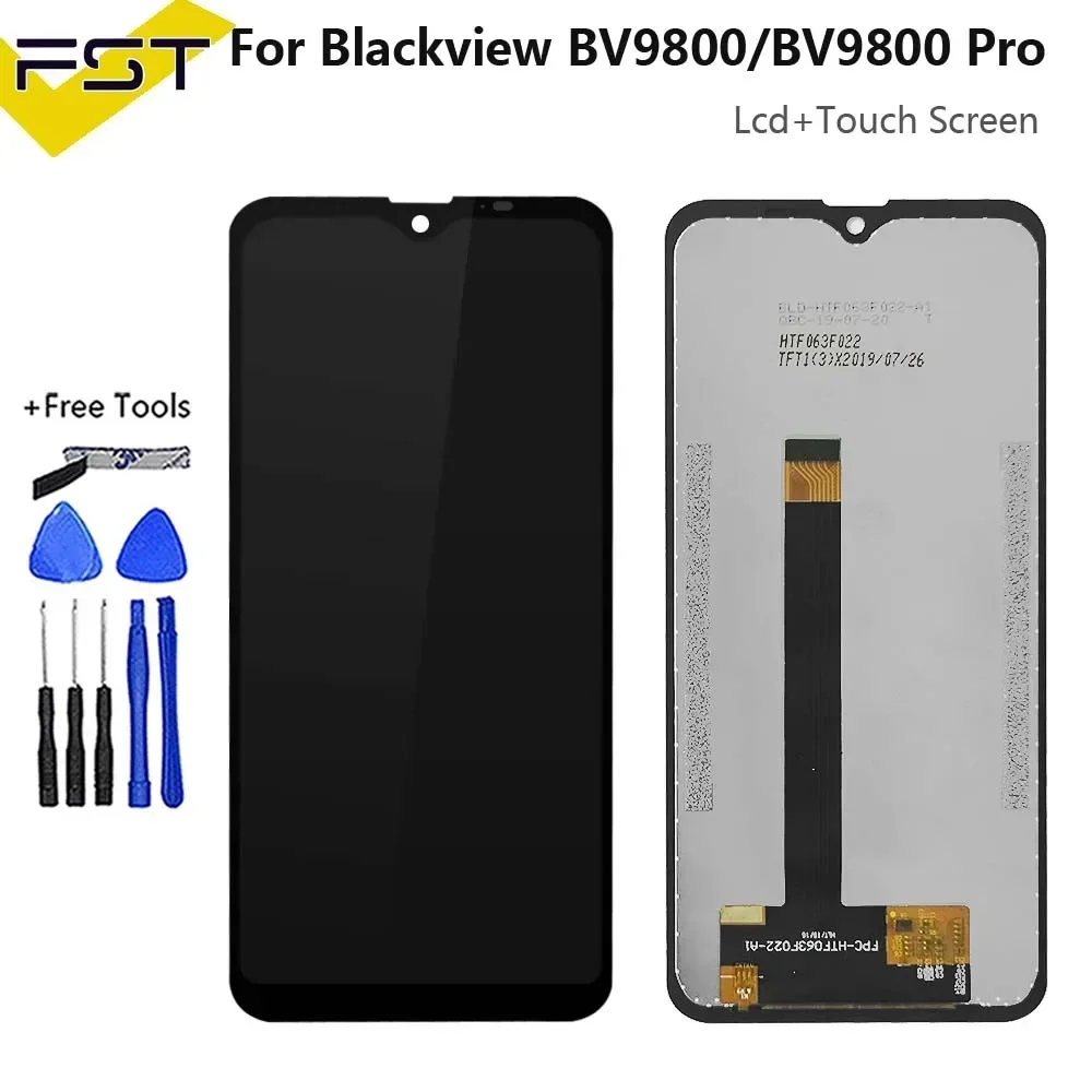 6.3\'\'Original For Blackview BV9800 LCD Display+Touch Screen Digitizer Assembly BV9800 Pro BV9800Pro Screen Replacement Parts lcd