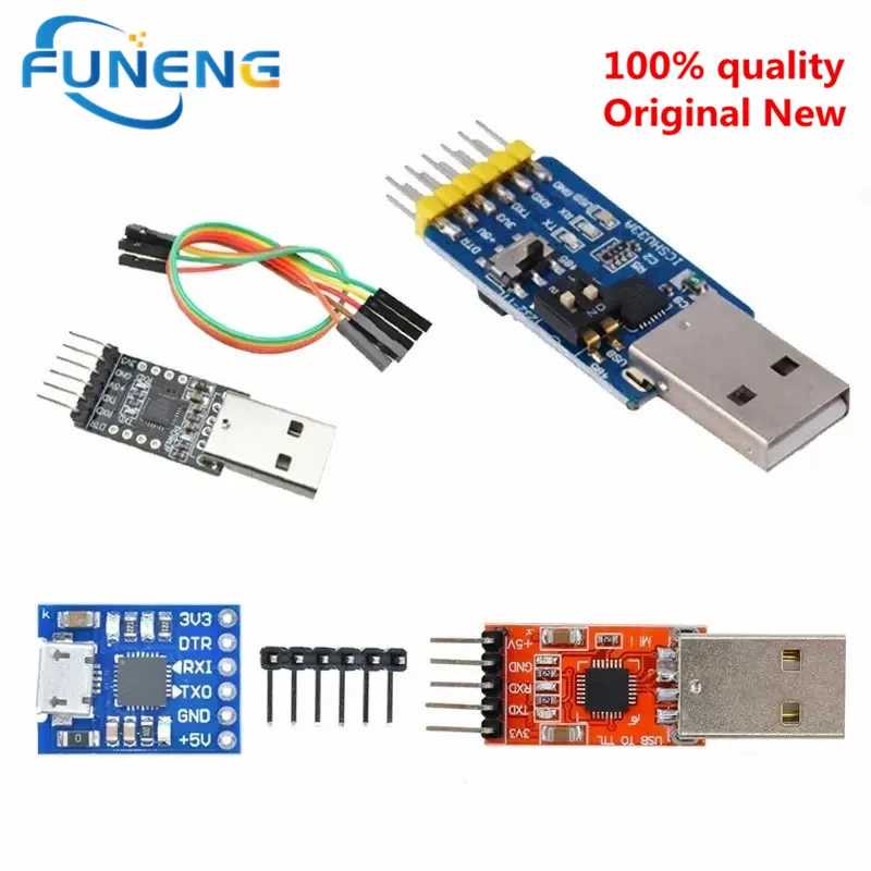 CP2102 USB 2.0 to UART TTL 5PIN Connector Module Serial Converter STC Replace FT232 CH340 PL2303 CP2102 MICRO USB for aduino