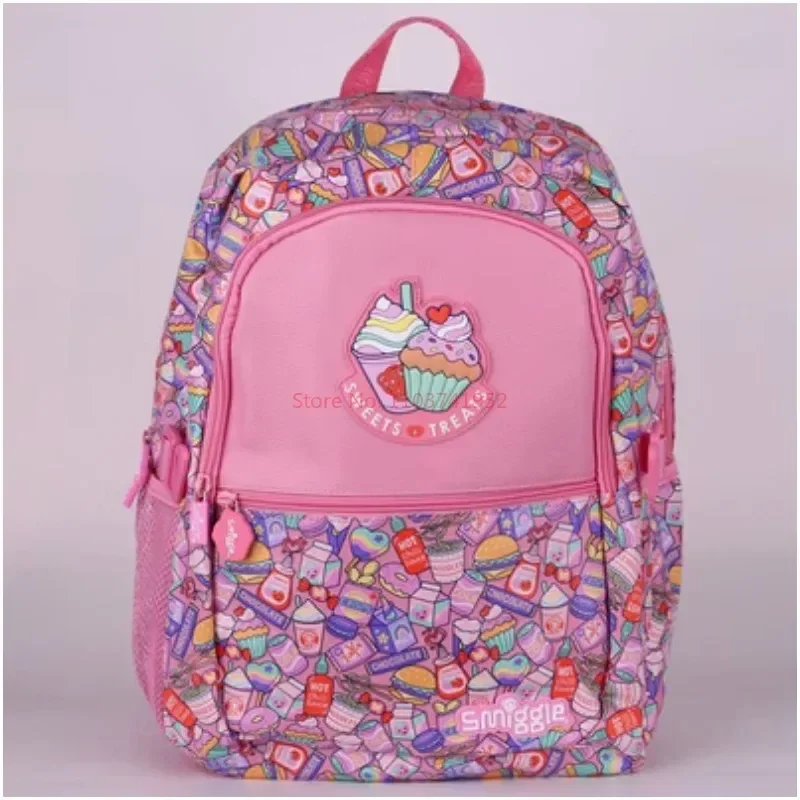 Hot Sale Genuine Australian Smiggle Backpack Child Backpack Elementary School Backpack Large Capacity Cartoo Bags Birthday Gifts