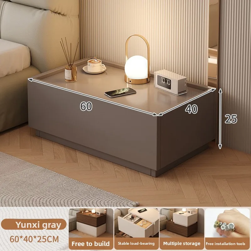 

Multi-functional Household Goods Bedside Table Storage Side Bedroom Bedside Table