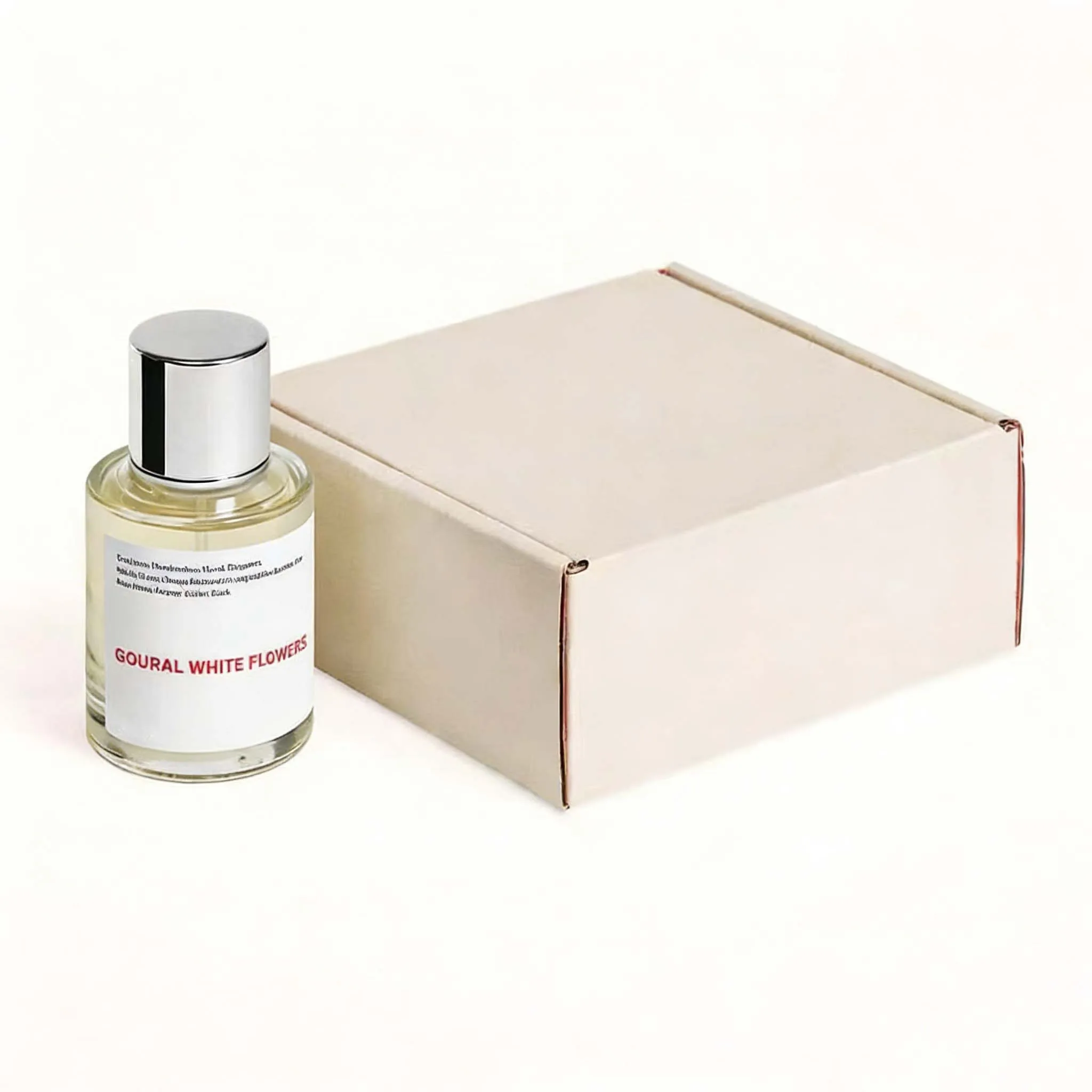 GOURMAND WHITE FLOWERS Women's Perfume - Bright Bergamot & Green Tea Top Notes, Lush White Flower Heart, Warm Musk & Vanilla Bas
