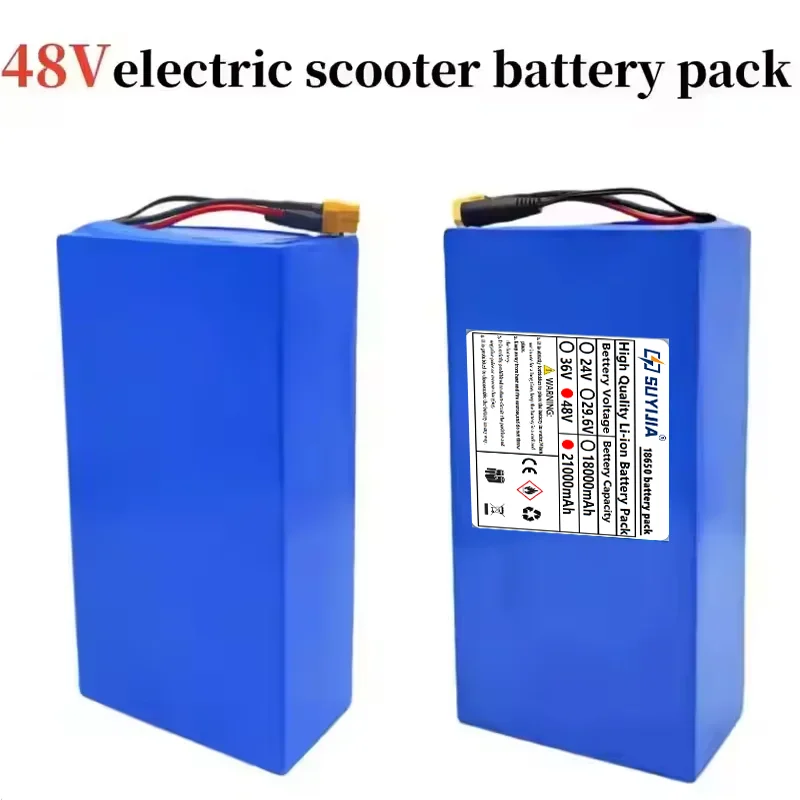 18650-13S6P48V21000mAh Built-in BMS Lithium-ion Rechargeable Battery Pack Suitable for Electric Scooters and Electric Tricycles