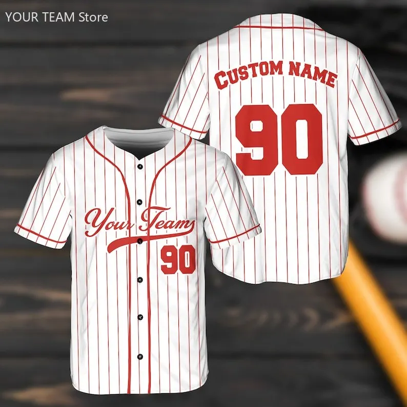 شخصية اسم فريق مخصص شريط خط اللون البيسبول جيرسي لمحبي البيسبول مخصص رقم البيسبول فريق زوجين جيرسي