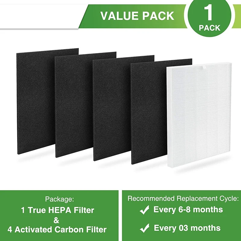 Filtro di ricambio HEPA S compatibile per purificatore d'aria Winix C545, sostituisce il filtro Winix S 1712-0096-00, filtro HEPA