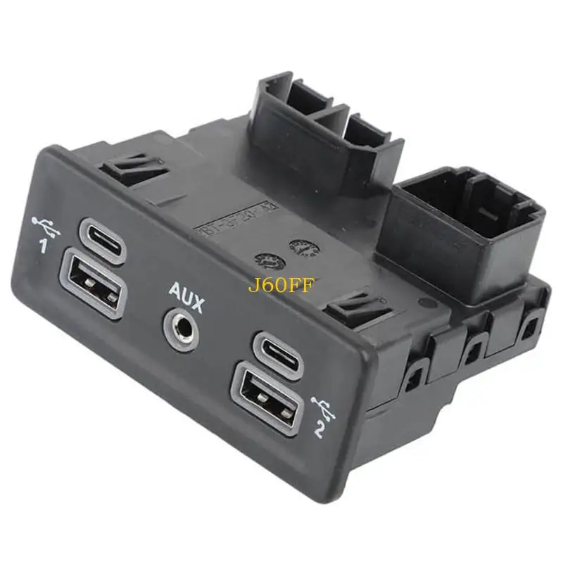 

J60F Universal Auto Sound Interfaces USB -порт быстрая зарядка для использования транспортных средств для использования средств