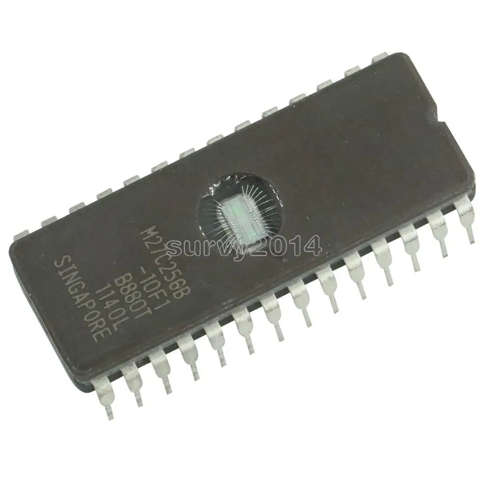 1 قطعة X M27C256B-10F1 27C256 CDIP-28 في الأسهم