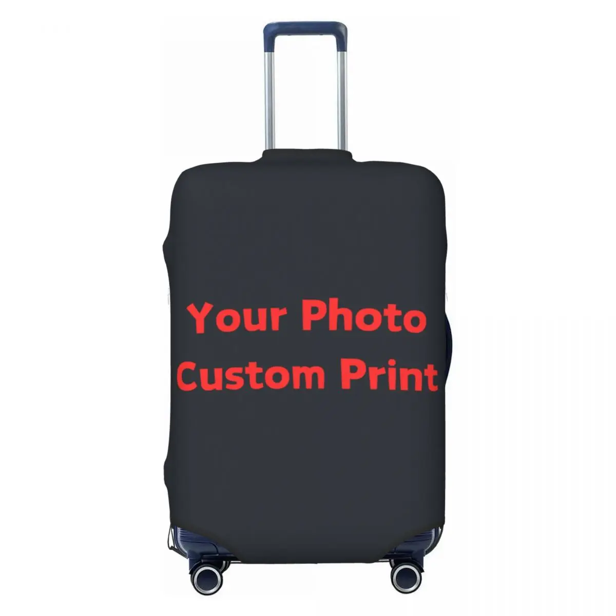 Custom Your image Suitcase Cover Funny Picture Letter Business Protector Vacation Practical Luggage Supplies