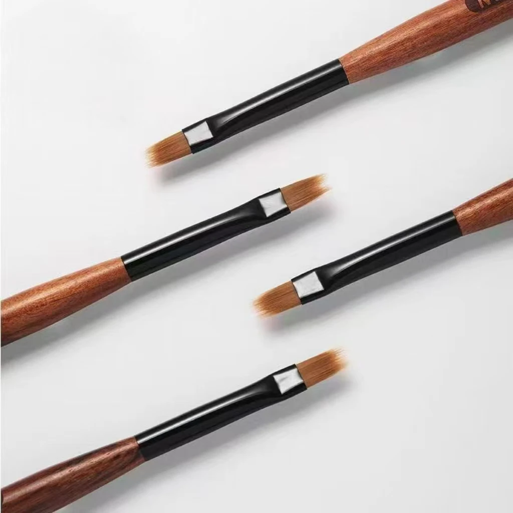 Gradient Nail Art Brush Acrylic Nail Ombre Pen DIY UV Gel Brushes Painting Drawing Flowers Nails Brush Manicure Tools for Salon