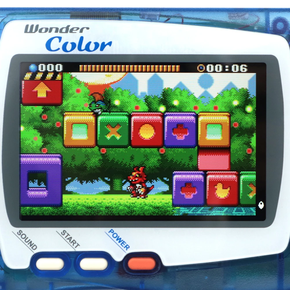 HISPEEDIDO High Definition WSC Backlight LCD kit IPS display screen Retro pixel OSD menu For Bandai WonderSwan Color  Console