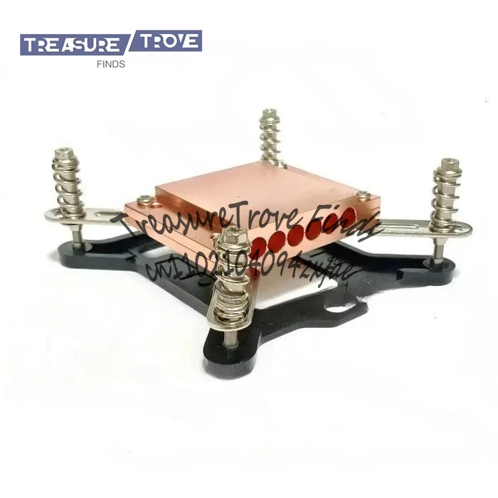 

Шина тепловой трубы с 6 отверстиями, плита тепловой трубы, медный блок, можно носить 6 тепловых трубок диаметром 6 мм.