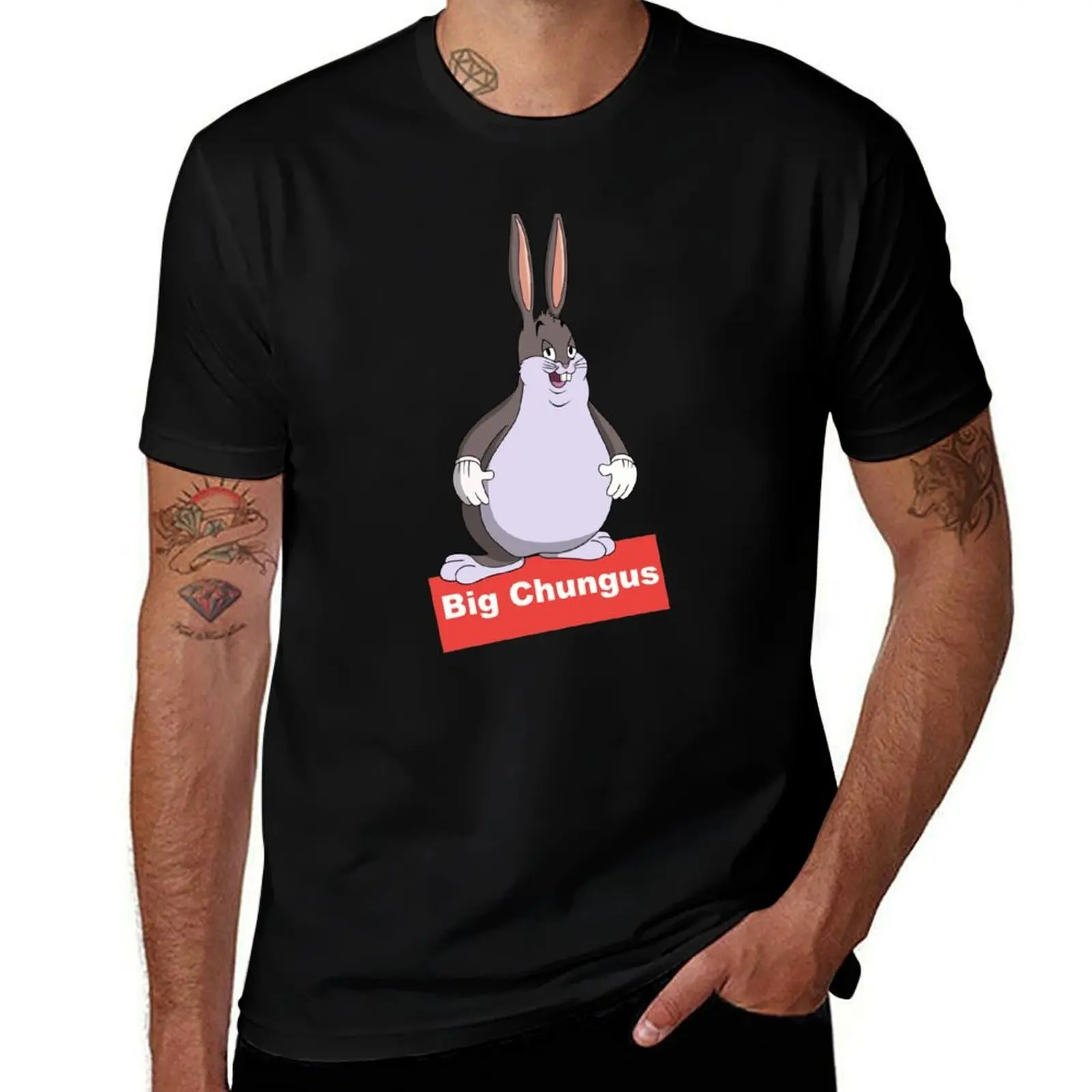 

Big Chungus Meme T-Shirt Large Size Basic Casual T-Shirt