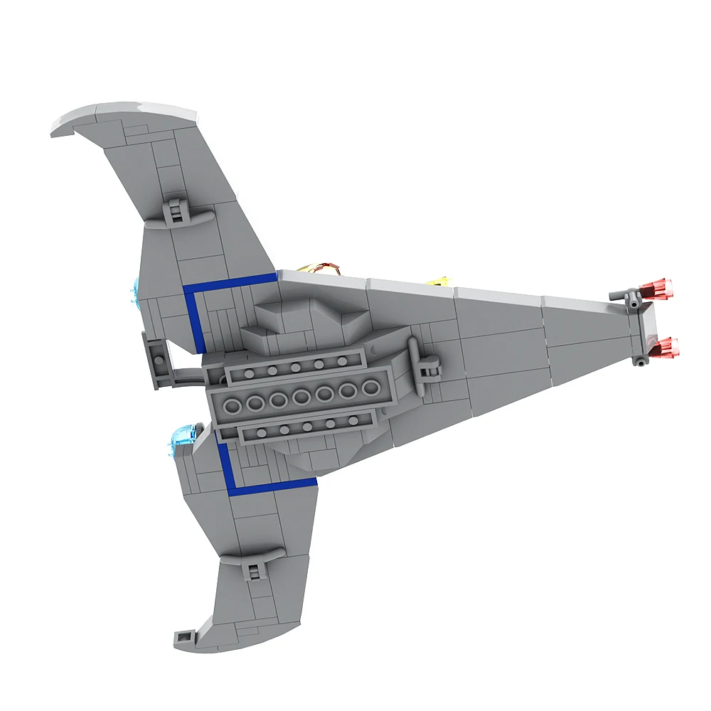 

MOC Modern Classic Spaceship City Spaceship Model Building Block Educational