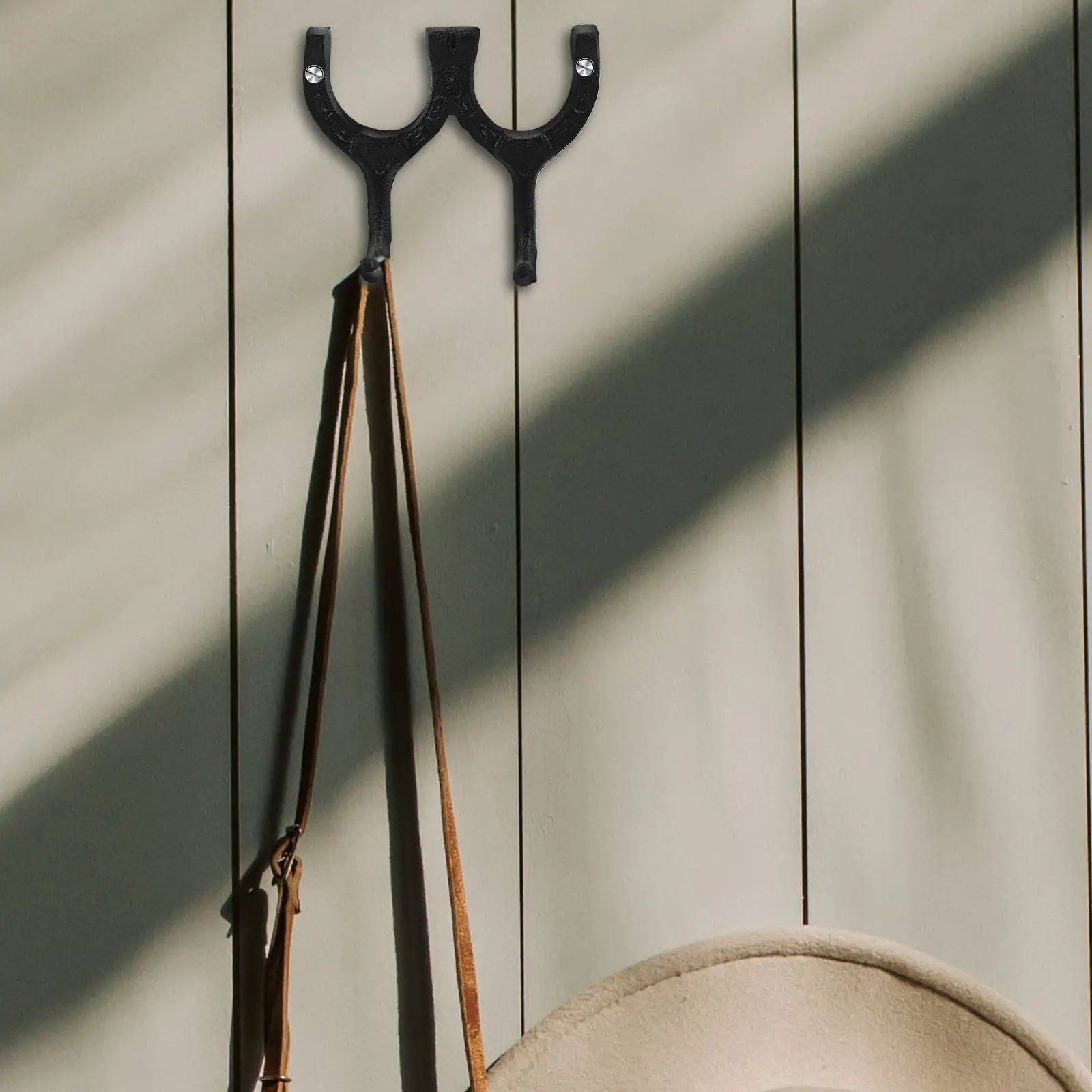 

2 шт. винтажных настенных крючков из чугуна в форме подковы, декоративные крючки для одежды и шляп в деревенском стиле для прихожей