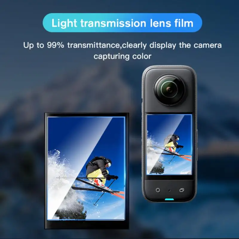 1 шт. Защитная пленка для панорамной камеры Insta360 X3, защитная пленка от царапин для Insta360 One, аксессуары для экшн-камеры