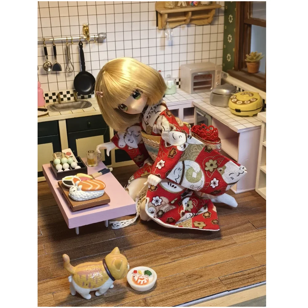 

Genuine In Stock Don'T Touch My Bangs Series Bjd Blind Box 1/6 Transplanted Hair Articulated Doll Figurines Ornaments Gifts