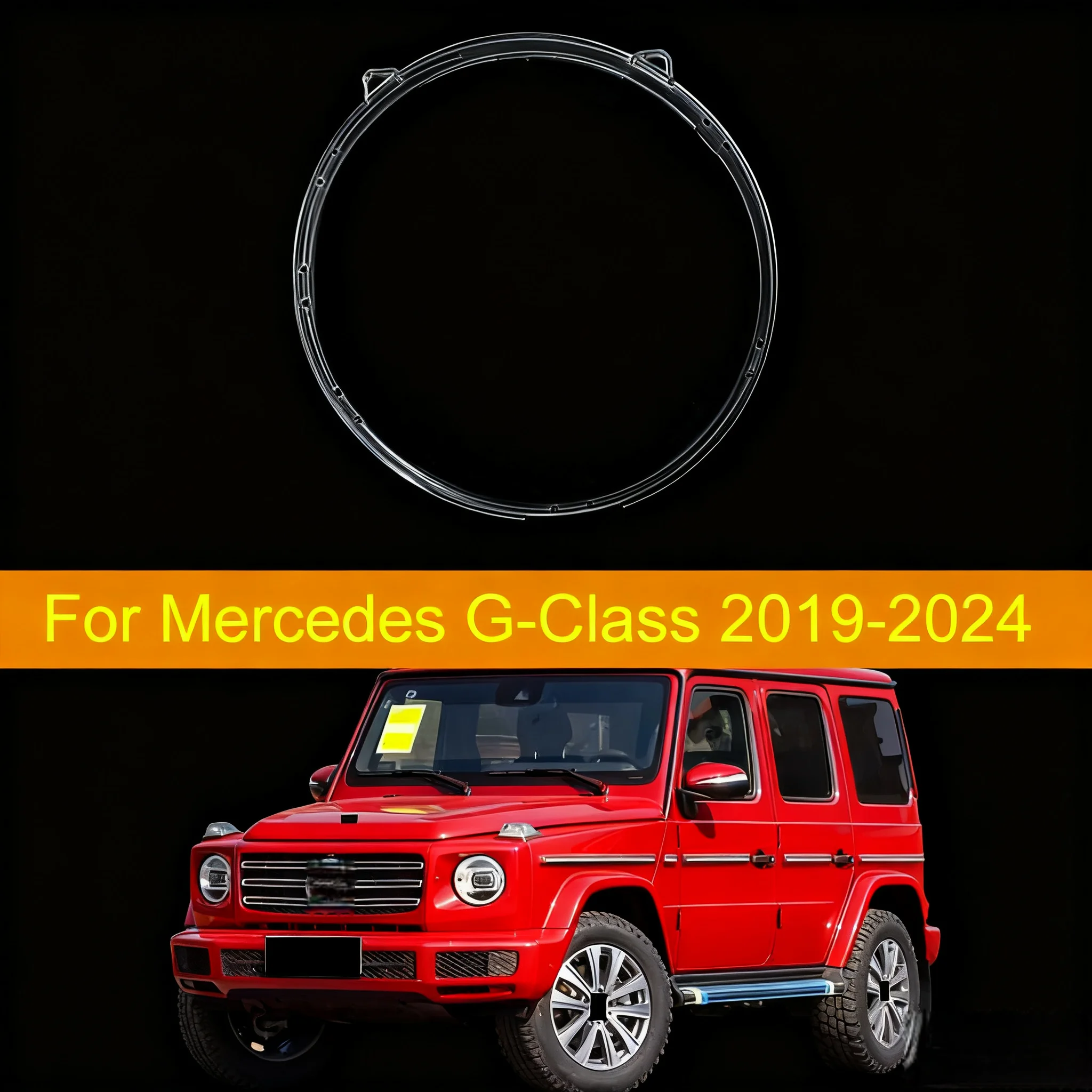 

For Mercedes Benz AMG G W464 2019-2024 Front Headlight Cover Transparent Lampshade Lamp Lens Headlamp Shell